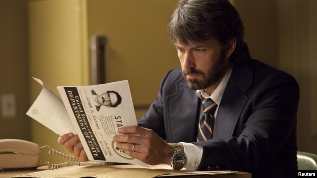 Actor Ben Affleck is shown in a scene from the film "Argo."