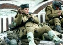 Russian troops in Mozdok in December 1994, preparing for the incursion into Chechnya (TASS)