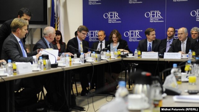 Zasjedanje Upravnog odbora Vijeća za implementaciju mira u BiH, Sarajevo, maj 2012.