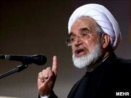 Iranian opposition politician and cleric Mehdi Karrubi