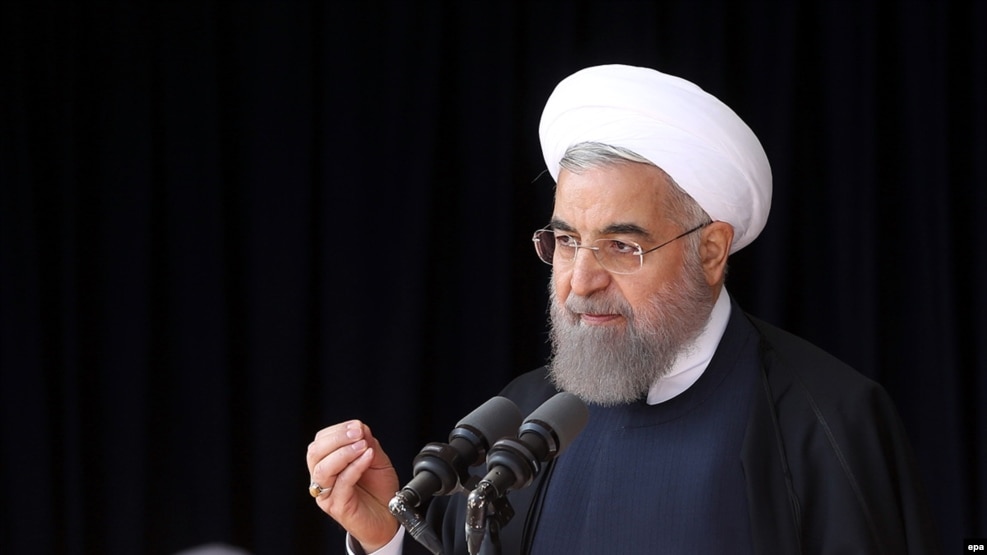 Iranian president Hassan Rohani (file photo)