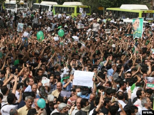 تظاهرات معترضان به نتایج انتخابات ریاست جمهوری در «روز قدس» در تهران