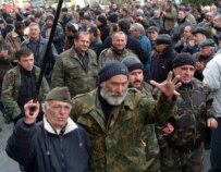 Georgian traders protest against the introduction of cash registers on March 10 (InterPressNews)