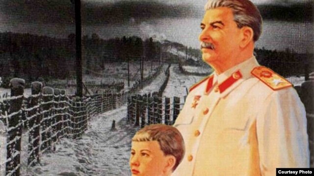 Poster Anti-Stalin de Vladimir Potapov