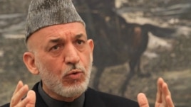 Afghan President Hamid Karzai