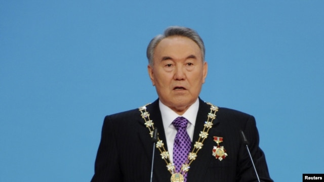 Kazakh President Nursultan Nazarbaev