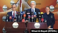 سفيرة وموفد الاتحاد الاوروبي مع المحافظ في كركوك