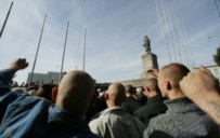 Russian skinheads demonstrating in Kaliningrad (file photo) (ITAR-TASS)