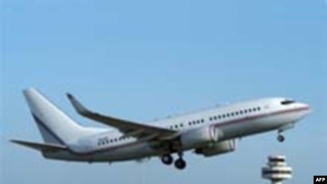 A plane suspected of being used by the CIA in its secret rendition program (file photo)