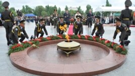 The eternal flame in Bishkek