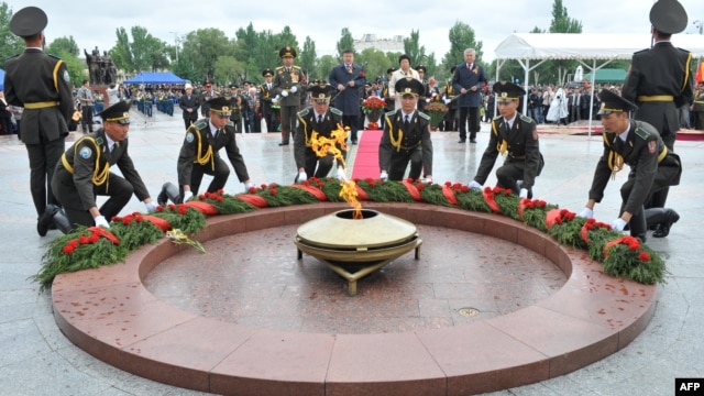 The eternal flame in Bishkek