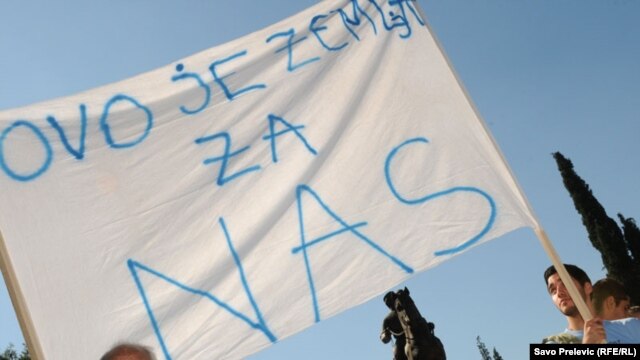 Sa jednog od nekoliko protesta u Podgorici u posljednjih pola godine