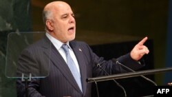 Iraqi Prime Minister Haidar al-Abadi appears to be under pressure from powerful Shi'ite Muslim groups that fought U.S. troops during the decade-long U.S. war in Iraq and now oppose any further deployment of U.S. or foreign troops in the country.