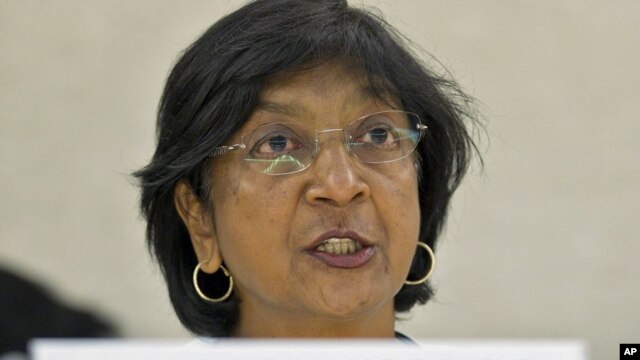 UN High Commissioner for Human Rights Navi Pillay