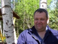 Valery Levaneuski shortly after his release from prison last month (RFE/RL)
