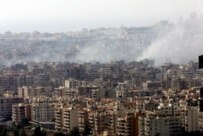 Smoke over Beirut following a July 19 Israeli missle attack (epa)