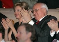 Mikhail Gorbachev at a concert given in his honor in Moscow on February 28 (epa)