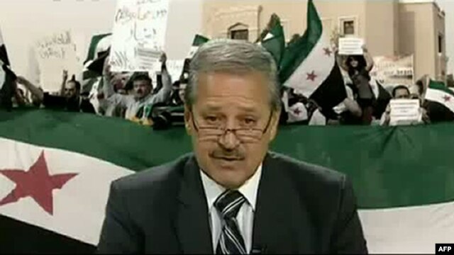 Former Syrian ambassador to Iraq, Nawaf Fares, who has defected from the government.