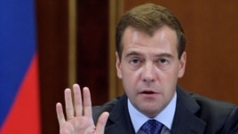 Russian President Dmitry Medvedev  