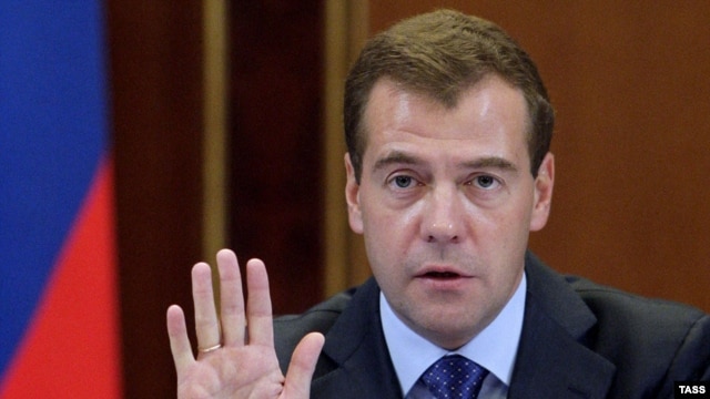 Russian President Dmitry Medvedev  