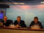Министр урынбасары Айрат Нуретдинов (с), депутатлар Валерий Васильев һәм Илсур Сафиуллин (у). 9 февраль, 2012 ел.