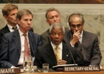Annan addresses the Security Council on July 20 (epa)