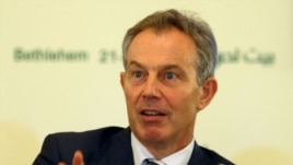 Former British Prime Minister Tony Blair
