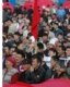 Demonstrators in Bishkek on November 6 (RFE/RL)
