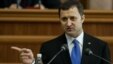 Vladimir Filat during an address to the parliament in Chisinau in March