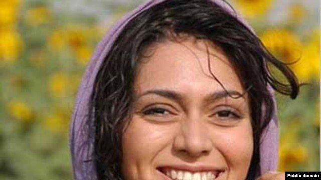 Iranian actress and blogger Pegah Ahangarani