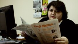 Khadija Ismayilova says the blackmail campaign is aimed at halting her investigations into corruption and the financial dealings of President Ilham Aliyev and his family.