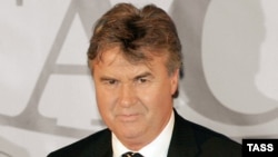 Dutch soccer coach Guus Hiddink