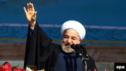 Relations between London and Tehran have improved since President Hassan Rohani came to power last year. (file photo)