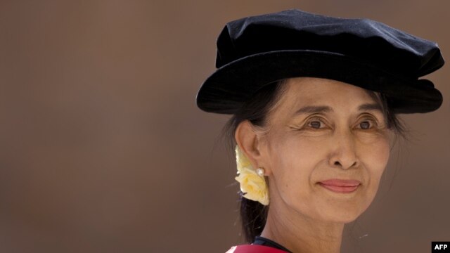 Aung San Suu Kyi, London, 2012.  