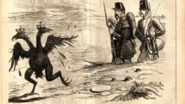 Британская карикатура времен Крымской войны, 1855 год