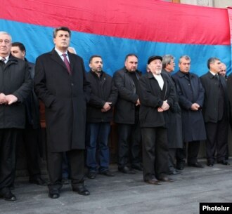 ՀԱԿ-ի առաջնորդները հանրահավաքում