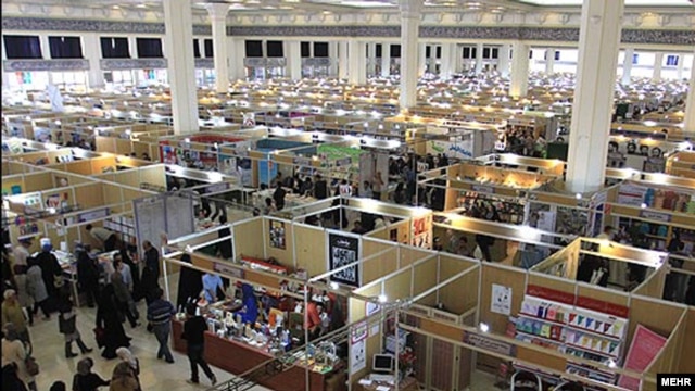 The Tehran International Book Fair: a large but limited selection.