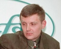 Litvinenko at a Moscow press conference in November 1998 (epa)