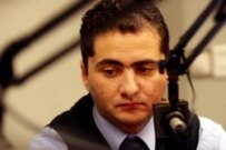 Deputy Minister Irakli Ghvaladze at RFE/RL on October 24 (RTR)