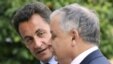 France - French President Nicolas Sarkozy (L) welcomes Polish counterpart Lech Kaczynski (R) at the Elysee palace in Paris, 08Oct2007