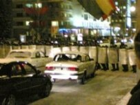 An estimated 1,000 police were at the rally tonight (photo by Aleksei N.) (RFE/RL)