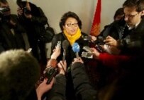 Otunbaeva has been highly critical of the country's recent elections (file photo)