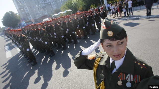 Parada militară din Tiraspol, 2 septembrie 2012