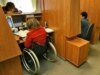 Disabled Russians Stage Protest 