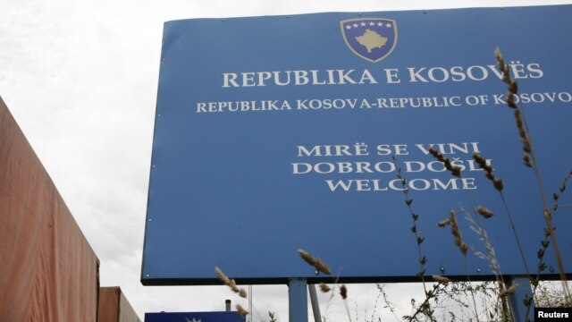 Granica između Kosova i Srbije - ilustracija