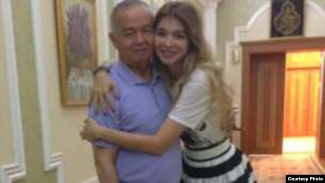 Gulnara with her father, President Islam Karimov