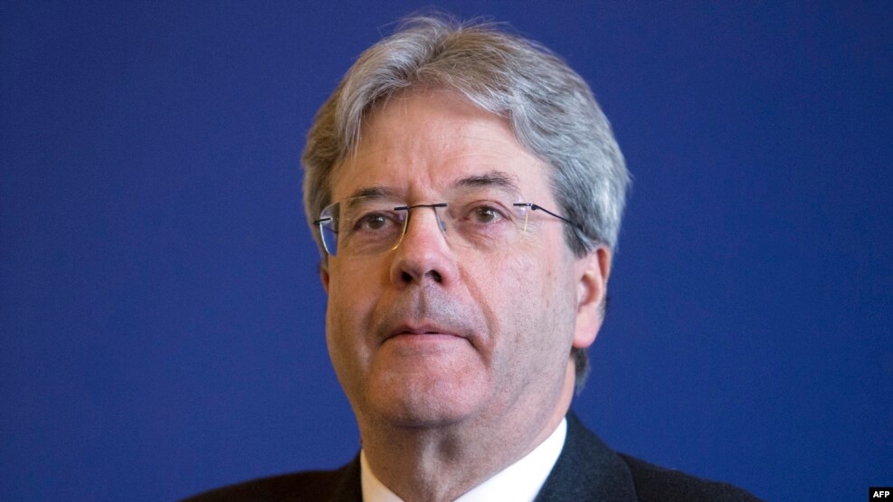 Italian Prime Minister Paolo Gentiloni