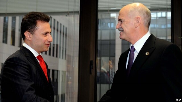 Nikola Gruevski i Jorgos Papandreu sastali su se i u Briselu 29. oktobra