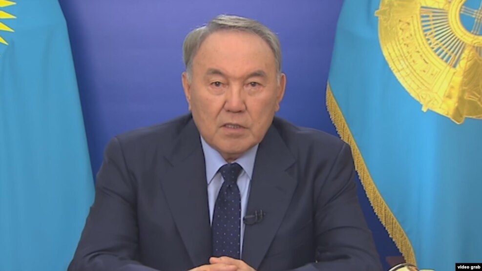 Qazaqstan prezidenti Nwrswltan Nazarbaev. 