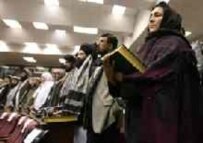 The new People's Council is a historic first for women in Afghanistan (AFP)